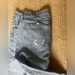 AGOLDE Riley cropped ankle denim